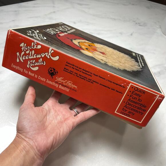 Latch Hook Santa Holiday Wall Decoration Finished Craft Hazel's Needlework READ - Picture 5 of 10